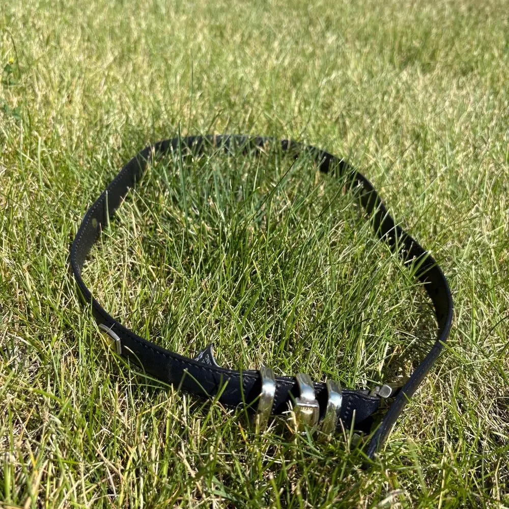 Brighton Black with gold and silver accents belt size M / 30
